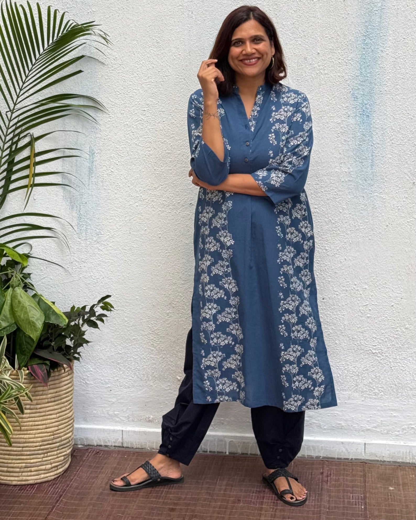 Ashalata Block Printed Cotton Kurti