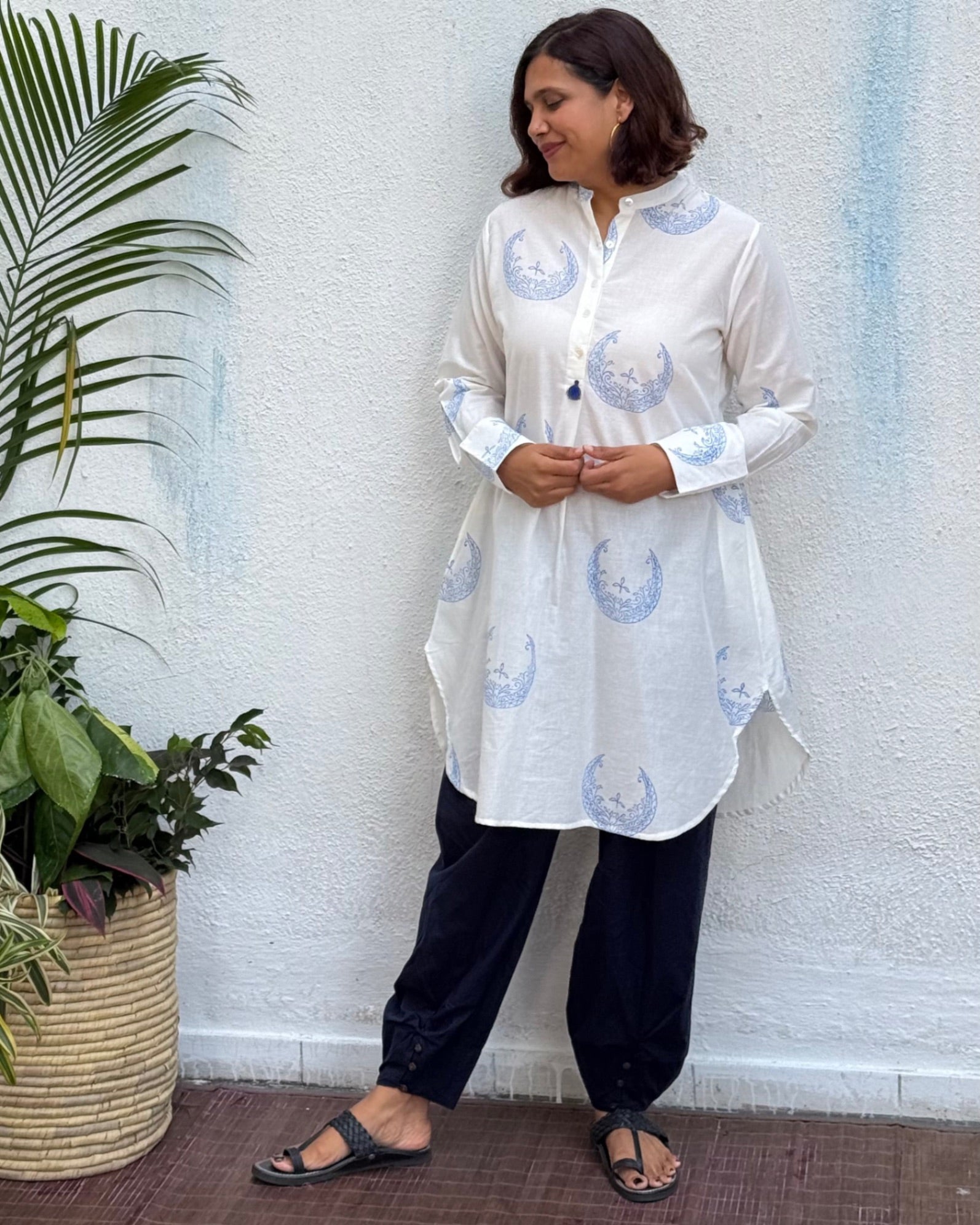 Paakeezah Block Printed Cotton Kurti