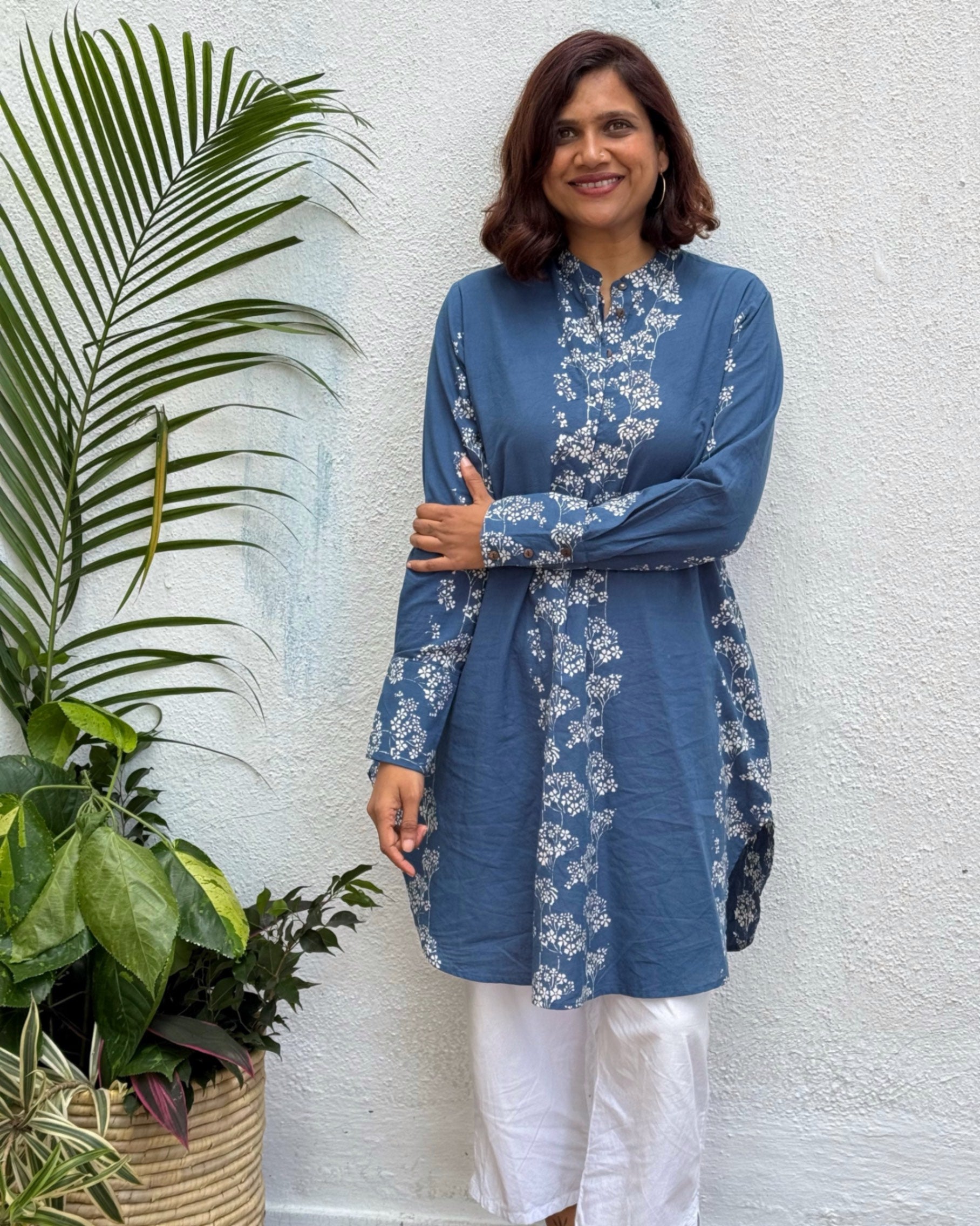 Nandini Block Printed Cotton Kurti