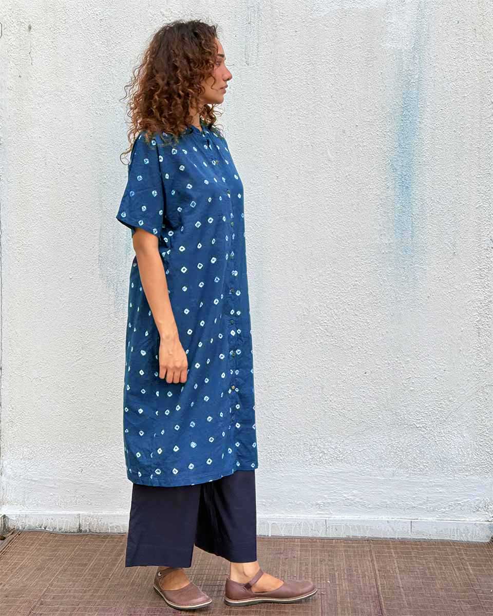 Breezy Belle Bandhej Cotton Kurti