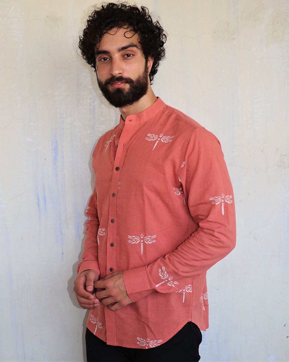 handblockprinted cotton shirt