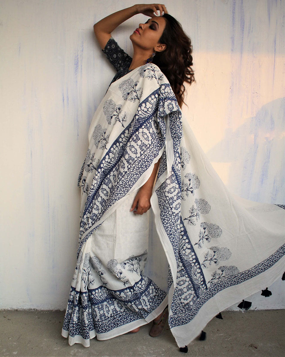 Cotton sarees | Cotton mul mul saree | Cotton saree for women | Chidiyaa