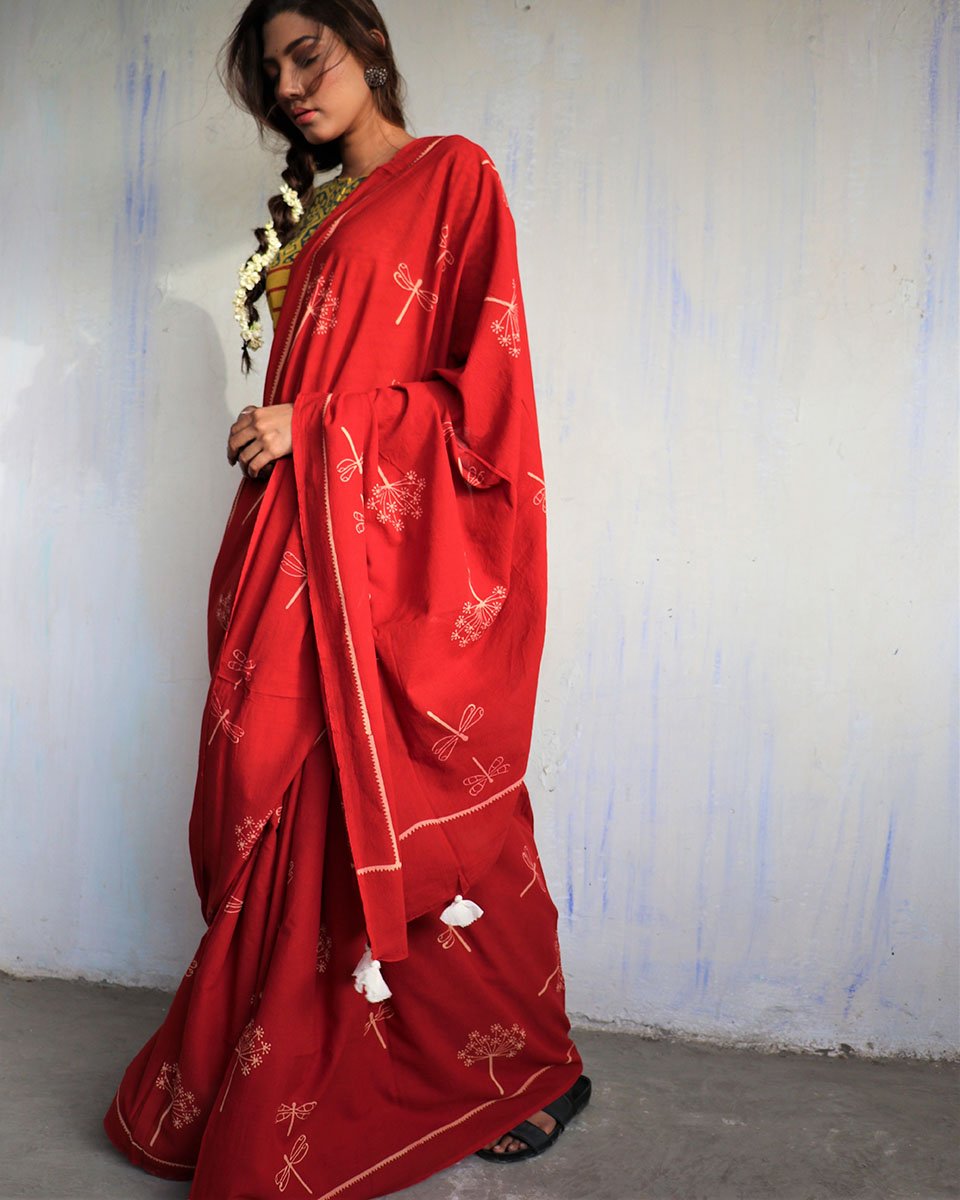 Cotton sarees | Cotton saree for women | Cotton saree online | Cotton saree | Chidiyaa    