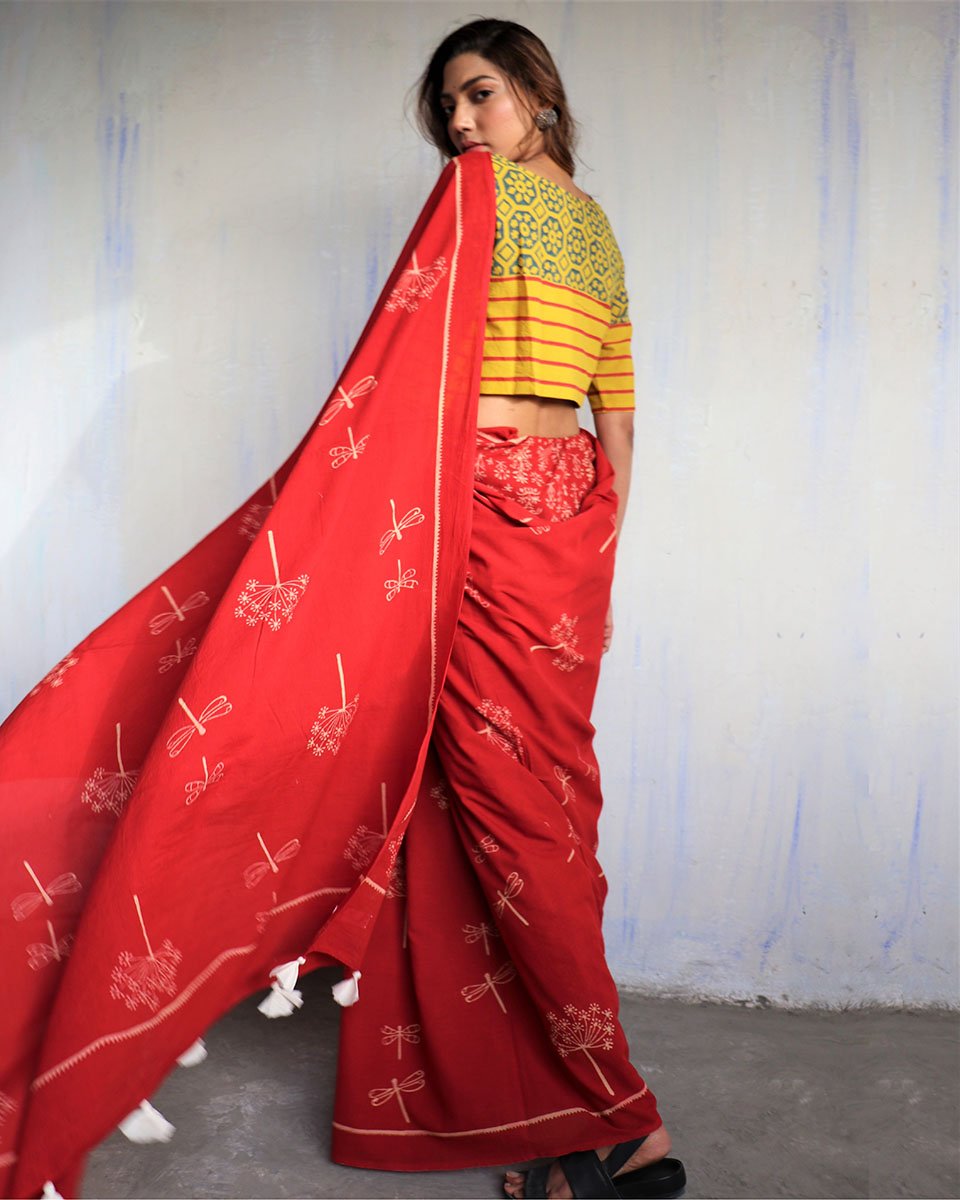 Cotton sarees | Cotton saree for women | Cotton saree online | Cotton saree | Chidiyaa    