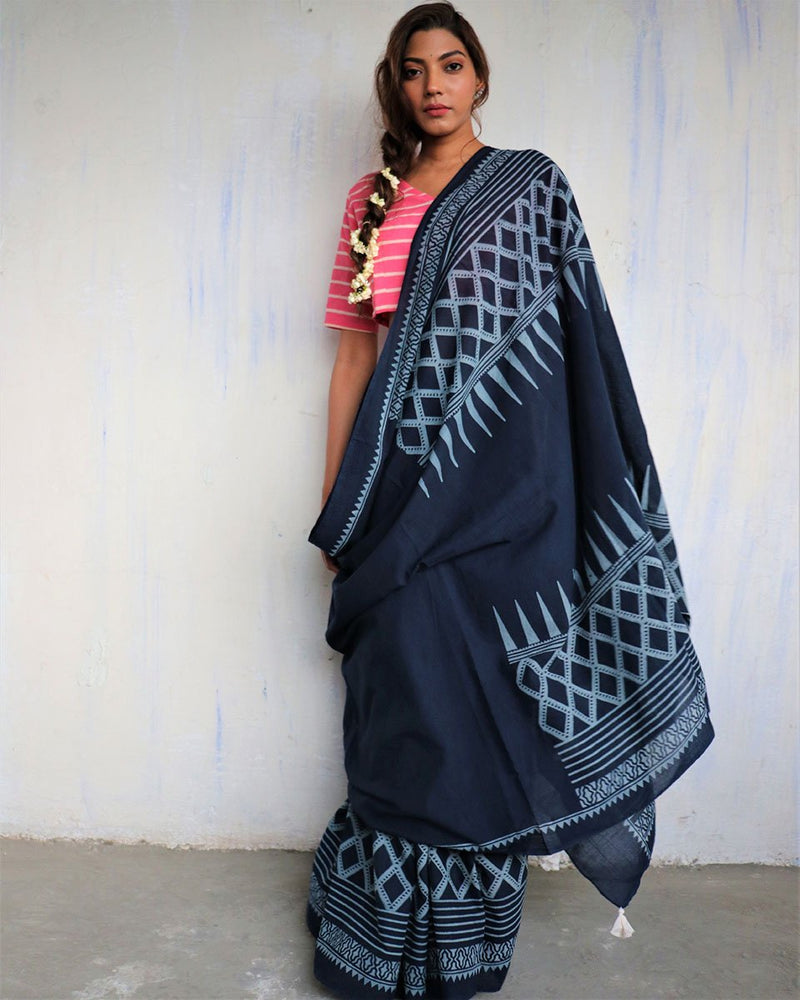 Cotton saree | cotton mul mul saree | Cotton saree for women | Chidiyaa