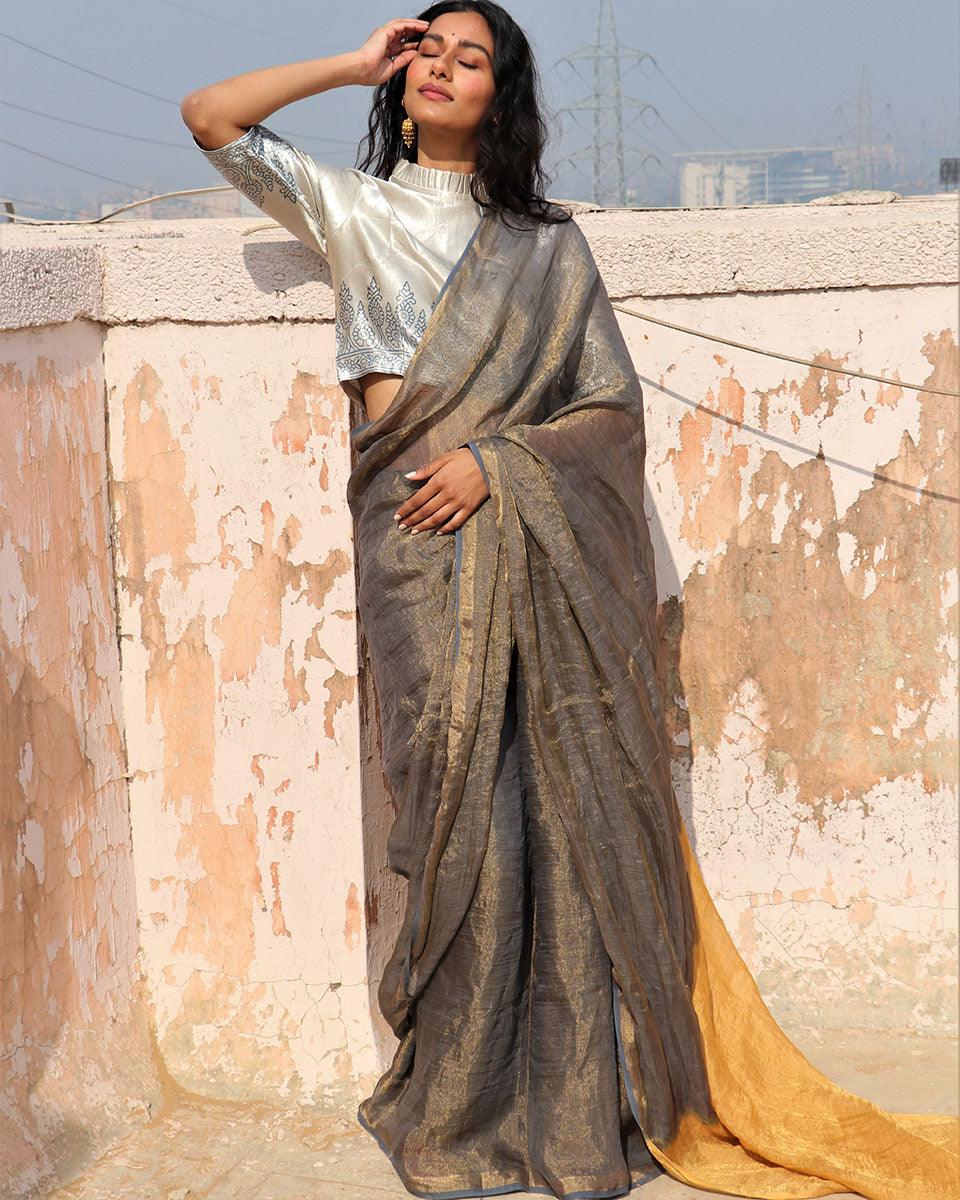 linen sarees amazon