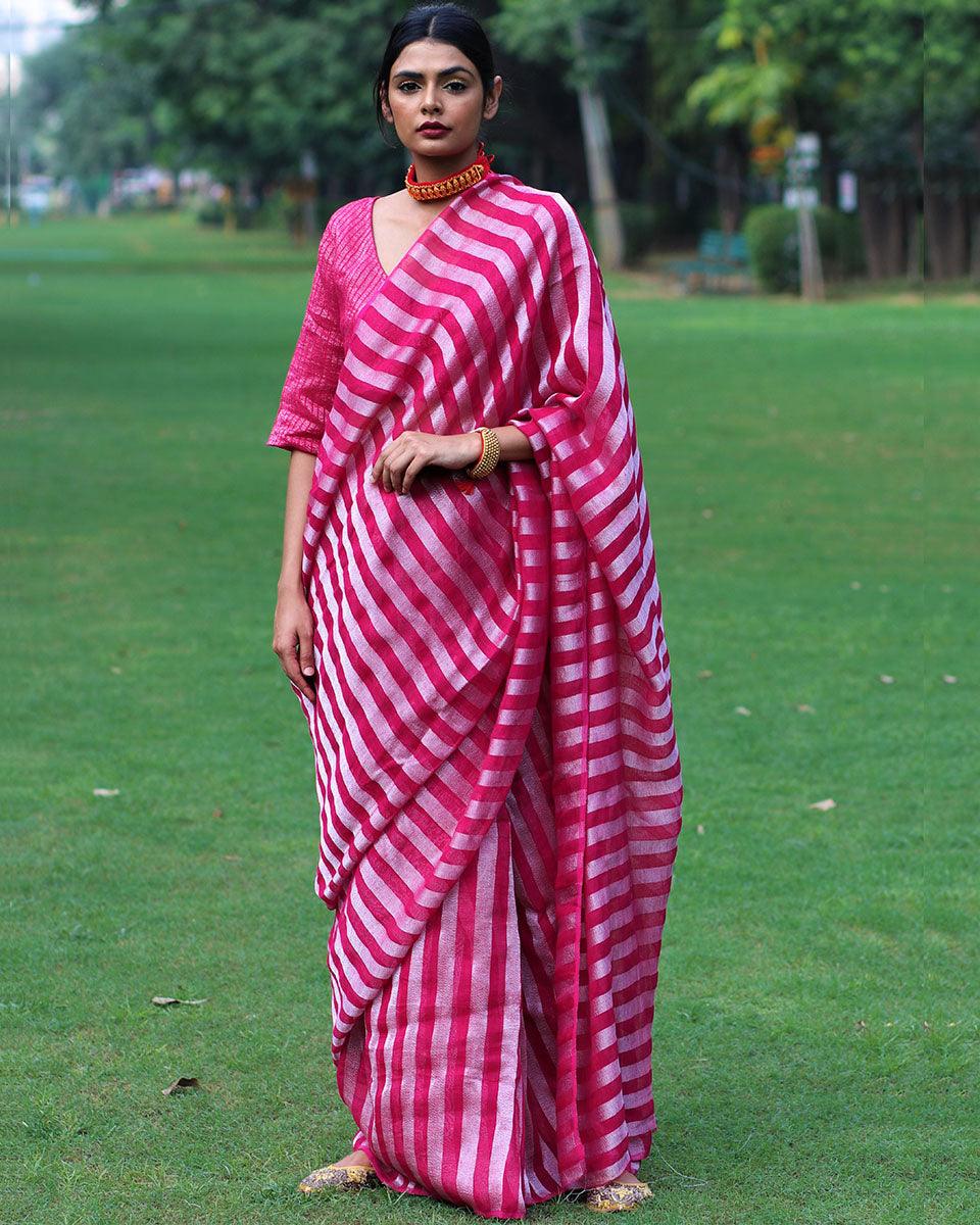 Gulaab Handwoven Linen - Bageecha