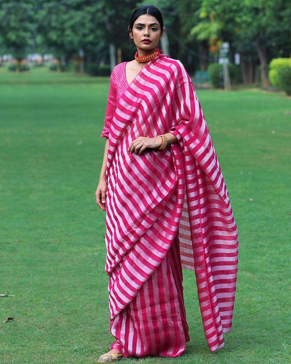 Gulaab Handwoven Linen - Bageecha