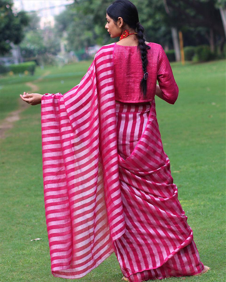 Gulaab Handwoven Linen - Bageecha