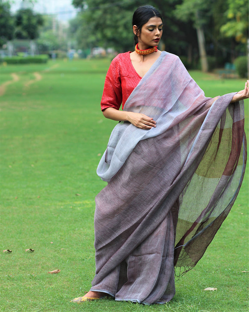 Gulshan Pure Handwoven Linen - Bageecha
