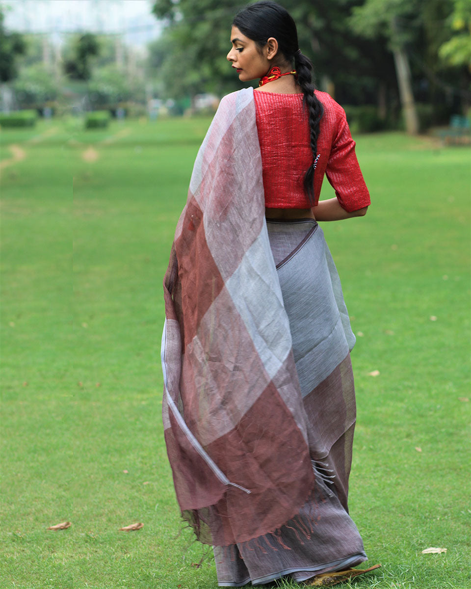 Gulshan Pure Handwoven Linen - Bageecha