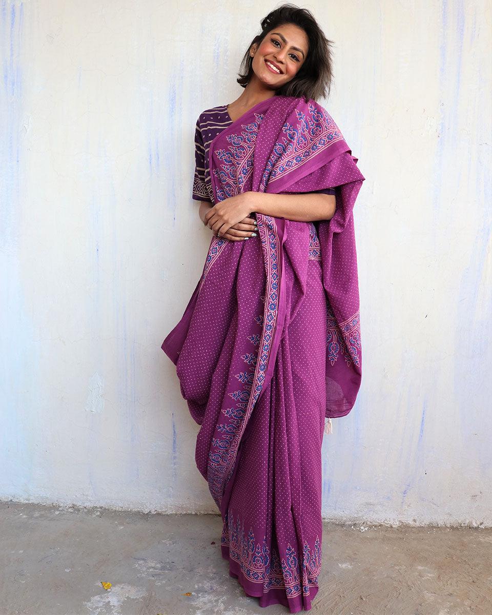 Cotton sarees | Cotton mul mul saree | Cotton saree for women | Chidiyaa