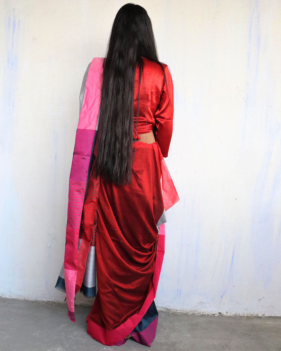 Gauhar Handwoven Cotton Zari Sarees - Holi