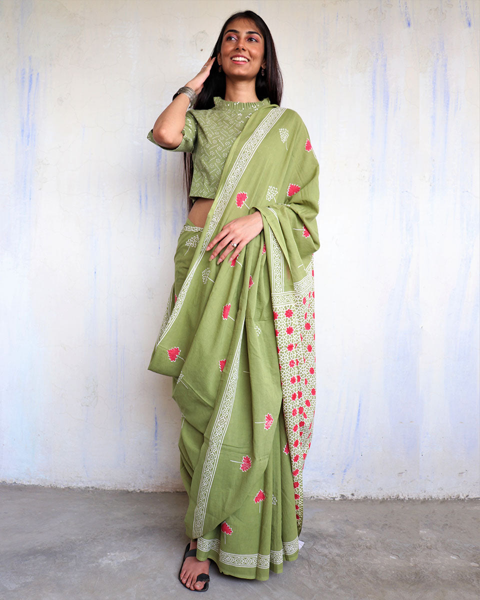 Cotton sarees | Cotton mul mul saree | Cotton saree for women | Chidiyaa