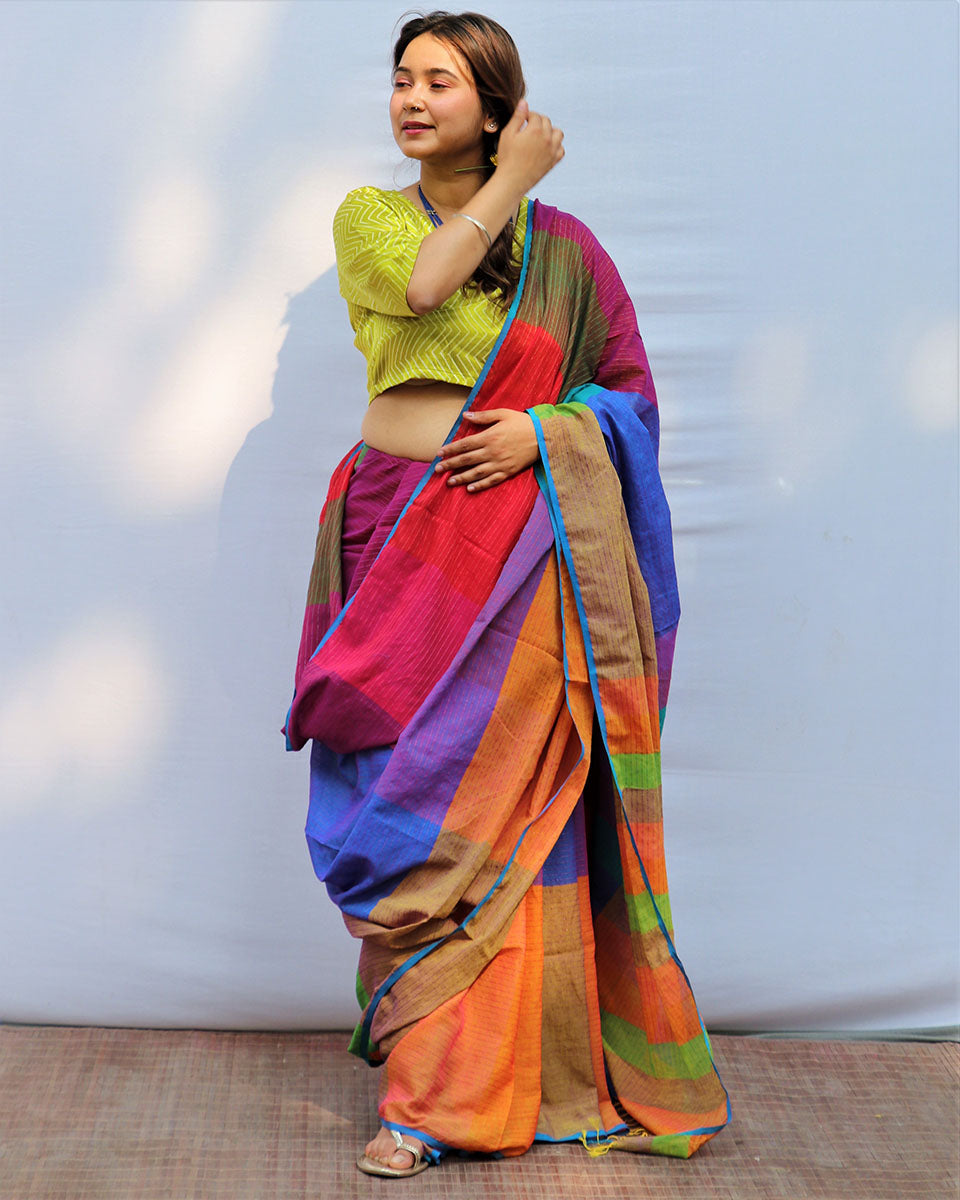 Cotton sarees | Cotton saree for women | Cotton saree online | Cotton saree | Chidiyaa