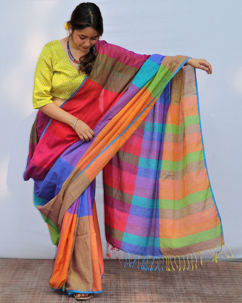 Cotton sarees | Cotton saree for women | Cotton saree online | Cotton saree | Chidiyaa
