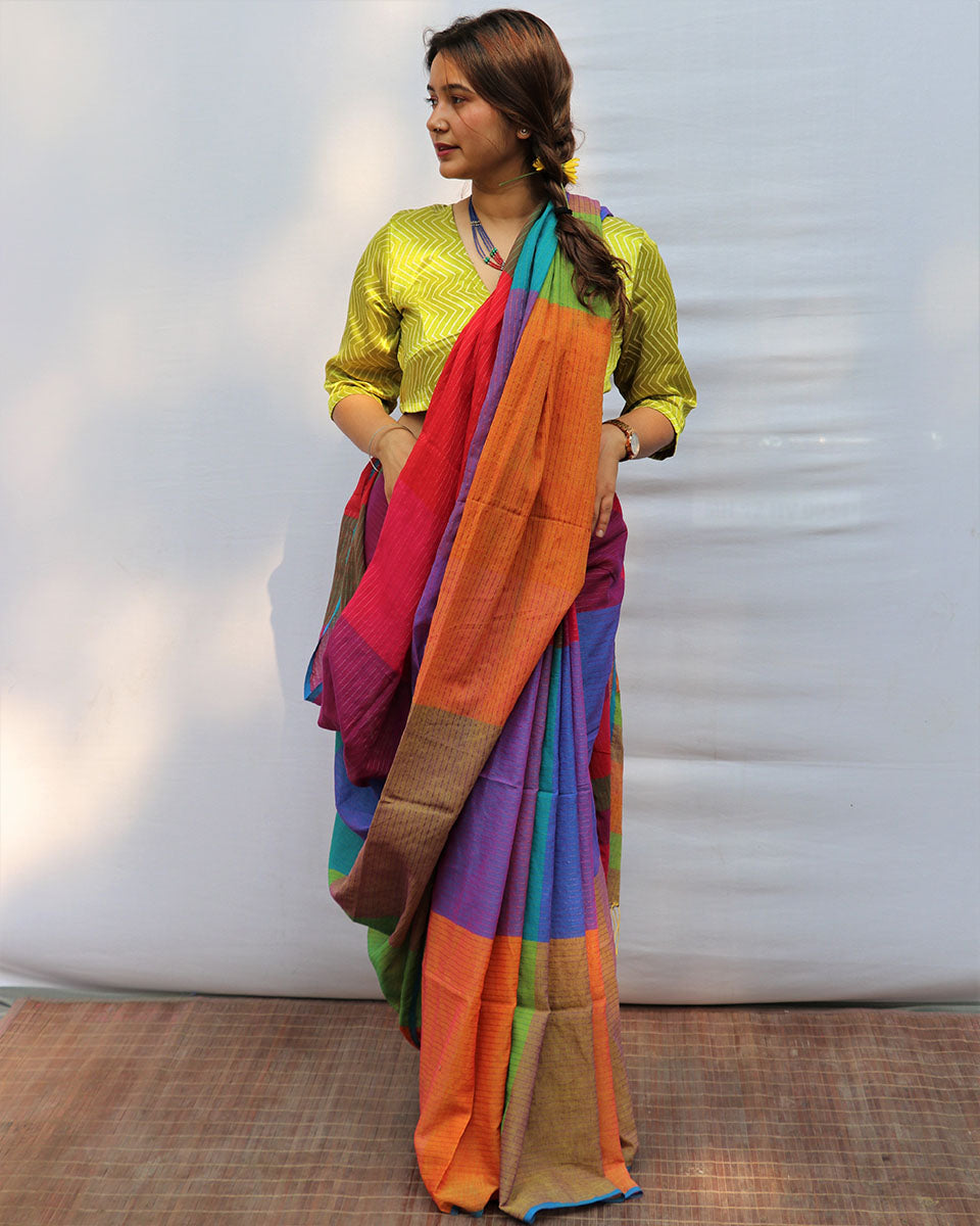 Cotton sarees | Cotton saree for women | Cotton saree online | Cotton saree | Chidiyaa