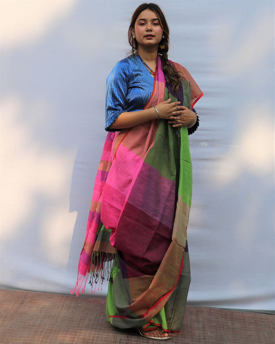Cotton sarees | Cotton saree for women | Cotton saree online | Cotton saree | Chidiyaa