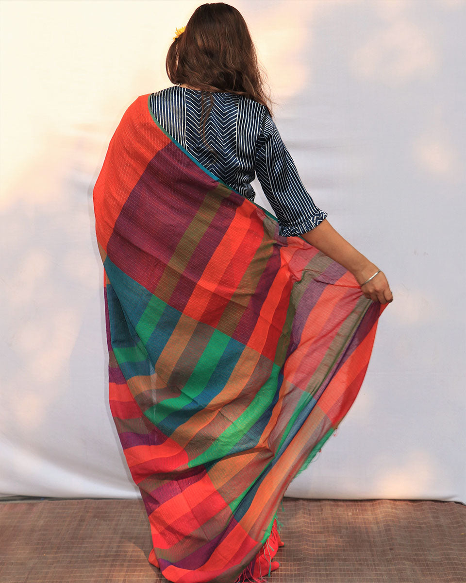 Cotton sarees | Cotton saree for women | Cotton saree online | Cotton saree | Chidiyaa