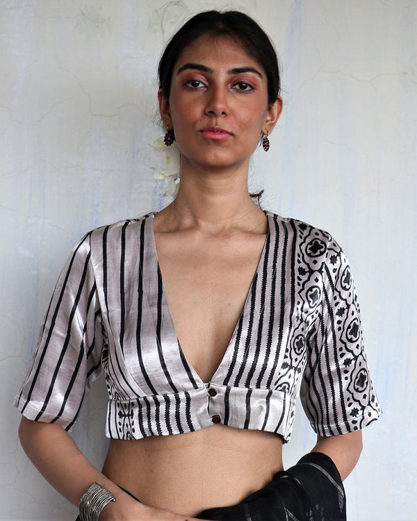 Shop Deep Neck Line Blouses  Blouses For Women – Chidiyaa