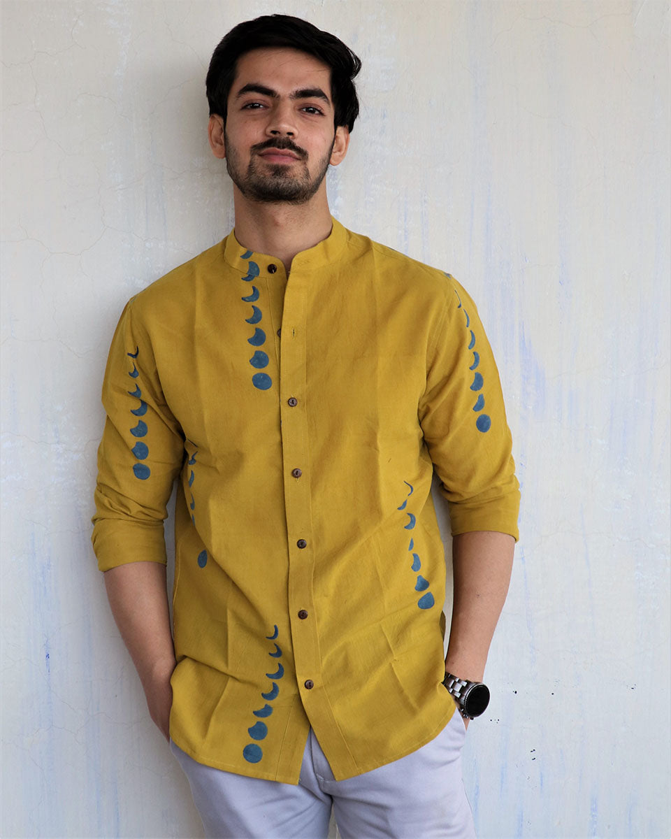 handblockprinted cotton shirt 