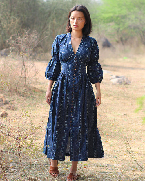 Buy Hand-blockprinted Cotton Dresses | 100+ Cotton dress designs