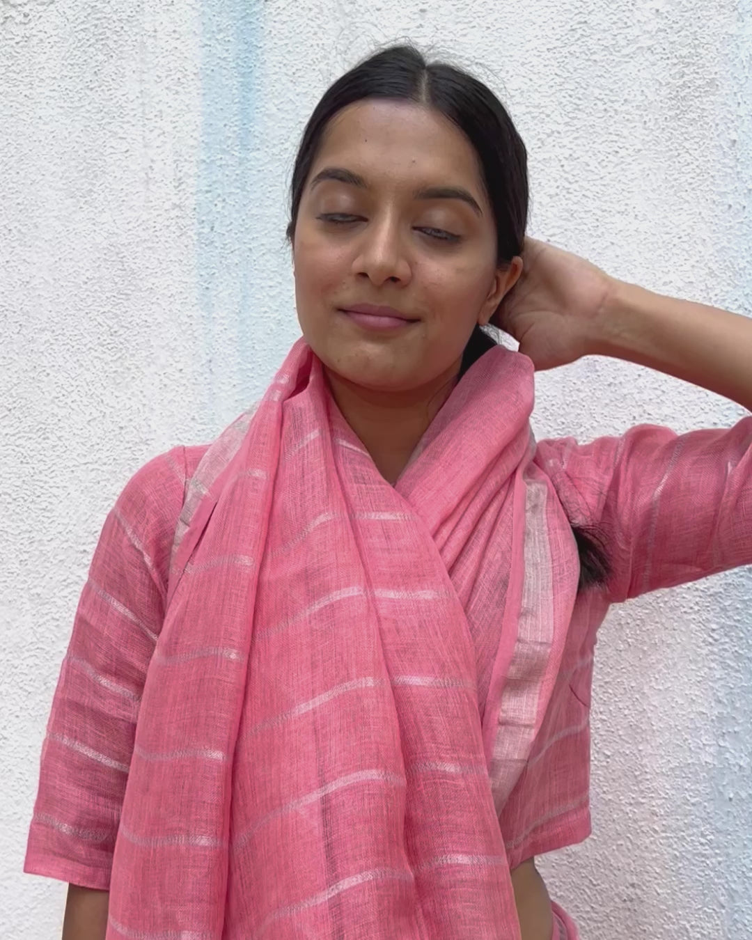 Linen sarees online 
