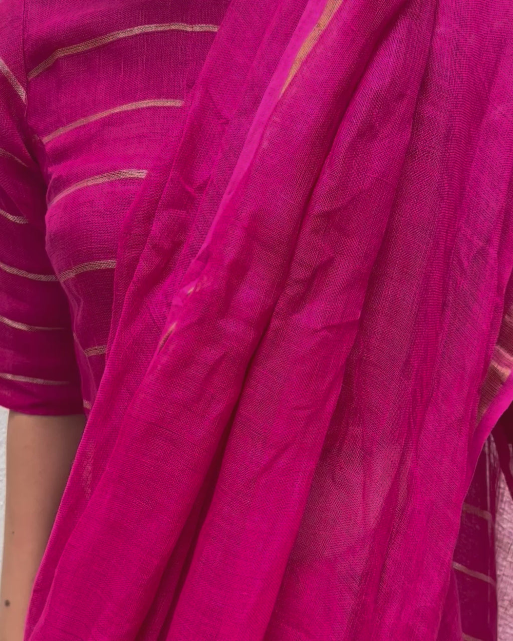Linen sarees online 