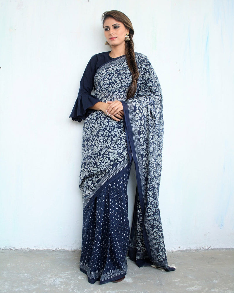 Cotton sarees | mul mul cotton saree | Cotton saree online | Cotton mul mul saree| Chidiyaa