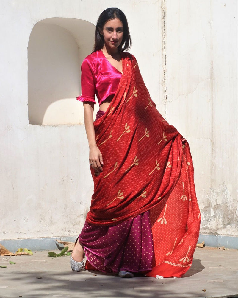 Jannah Modal Silk Saree - Rang