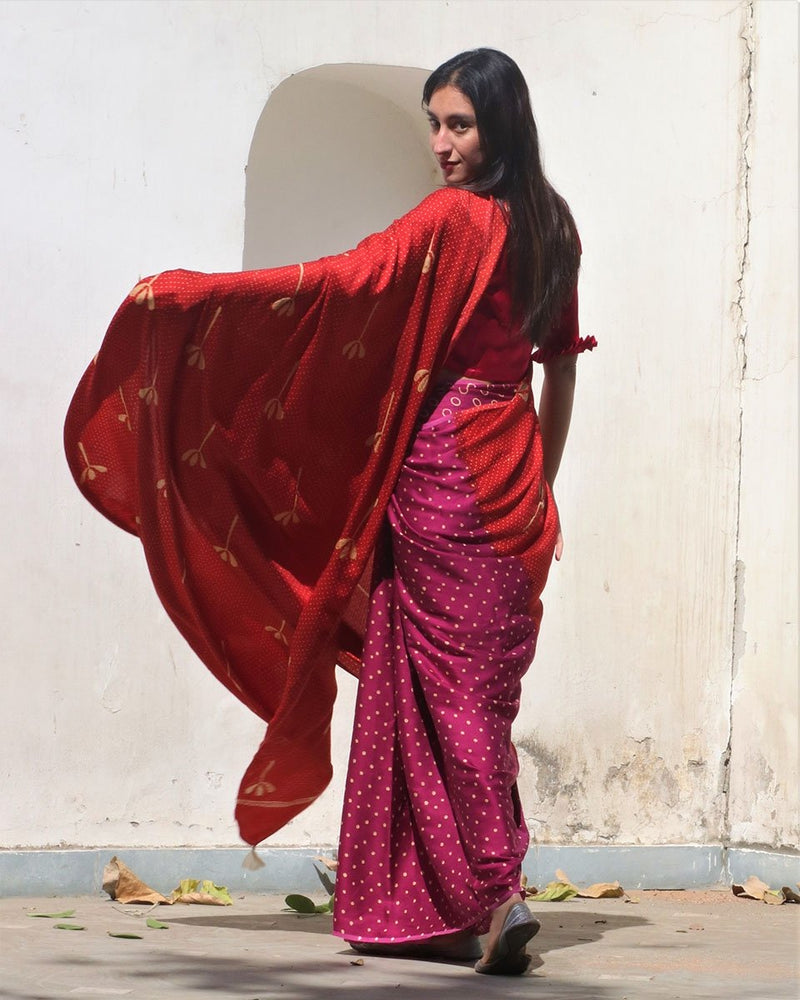 Jannah Modal Silk Saree - Rang